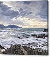 Kaikoura New Zealand In Stormy Weather Canvas Print