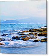 Kailua Bay Shoreline Canvas Print