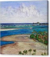 Kaneohe Bay View From The Roof Canvas Print