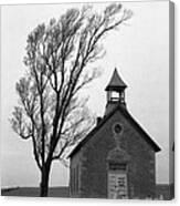 Kansas Schoolhouse Canvas Print