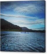#kayaking #valle #wife #lake Canvas Print