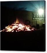 #keepearm #fire #bonfire #melbourne Canvas Print