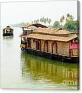 Kerala Houseboats Canvas Print