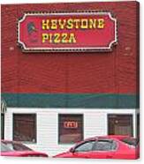 Keystone Pizza Canvas Print