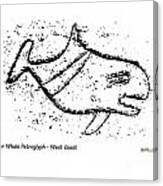 Killer Whale Petroglyph Canvas Print