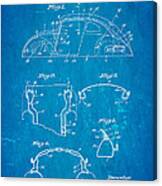 Komenda Vw Beetle Body Design Patent Art 1945 Blueprint Canvas Print