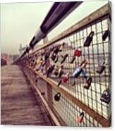 #krakow  #poland #bridge Full Of Canvas Print