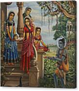 Krishna As Shaiva Sanyasi Canvas Print