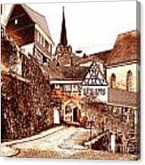 Kronach Medieval Town In Franconia Canvas Print