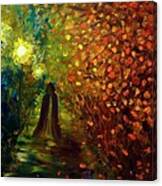Lady Autumn Canvas Print