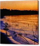 Lake Huron Sunset Canvas Print