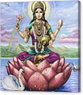 Lakshmi Goddess Of Fortune Canvas Print