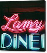 Lamys Diner Canvas Print