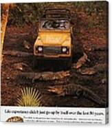Land Rover Defender 90 Ad Canvas Print