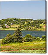 Landscape Panorama Of Prince Edward Island Canvas Print