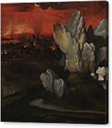 Landscape With The Destruction Of Sodom And Gomorrah Canvas Print