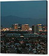 Las Vegas Wakes Up Canvas Print