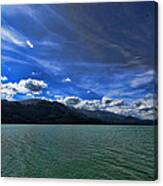 Late Afternoon On Harrison Lake Bc Canvas Print