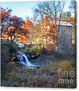 Late October At Pickwick Mill Canvas Print