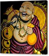 Laughing Buddha For Prosperity Canvas Print