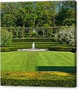 Lawn In Central Park Canvas Print