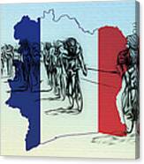 Le Tour De France Canvas Print