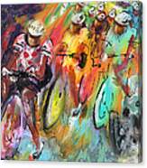 Le Tour De France Madness Canvas Print