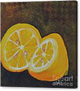 Lemon Love Canvas Print