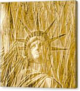 Liberty Is Golden Canvas Print