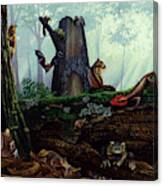 Life In A Dead Tree Canvas Print