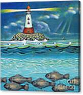 Lighthouse Fish 030414 #2 Canvas Print