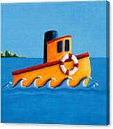 Lil Tugboat Canvas Print