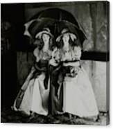 Lillian And Dorothy Gish Canvas Print