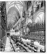 Lincoln Cathedral The Choir I Canvas Print