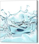 Liquid Splash Rendering Canvas Print