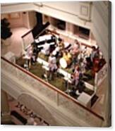 Live Music In Our Lobby! Canvas Print