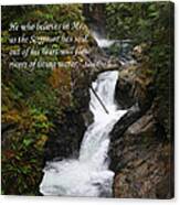 Living Water Canvas Print