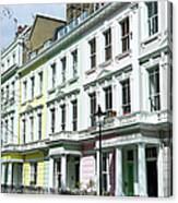 London Architecture Classic Townhouses Canvas Print