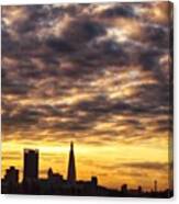 London Skyline : Summer Nights 2 Canvas Print