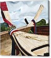 Long Tail Boats Of Krabi Canvas Print