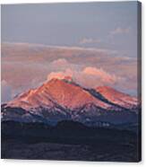 Longs Peak Sunrise Canvas Print