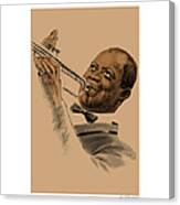 Louis Armstrong Canvas Print