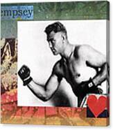 Love And War Dempsey Canvas Print