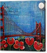 Love For San Francisco Canvas Print