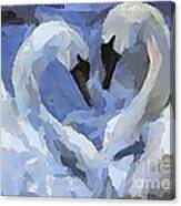 Love In Blue Canvas Print
