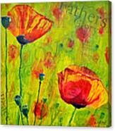 Love The Poppies Canvas Print