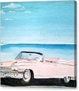 Loveable Tippler  Cadillac Eldorado Biarritz 1959 Canvas Print