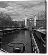 Lowell Ma Architecture Bw Canvas Print