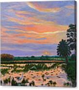 Loxahatchee Sunset Canvas Print