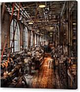 Machinist - A Fully Functioning Machine Shop Canvas Print